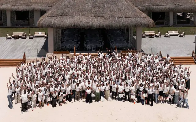 Foto grupal de los asistentes a TWIG Talk 2026 en Playa del Carmen