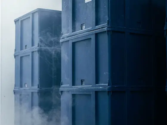 Contenedores refrigerados con vapor frío